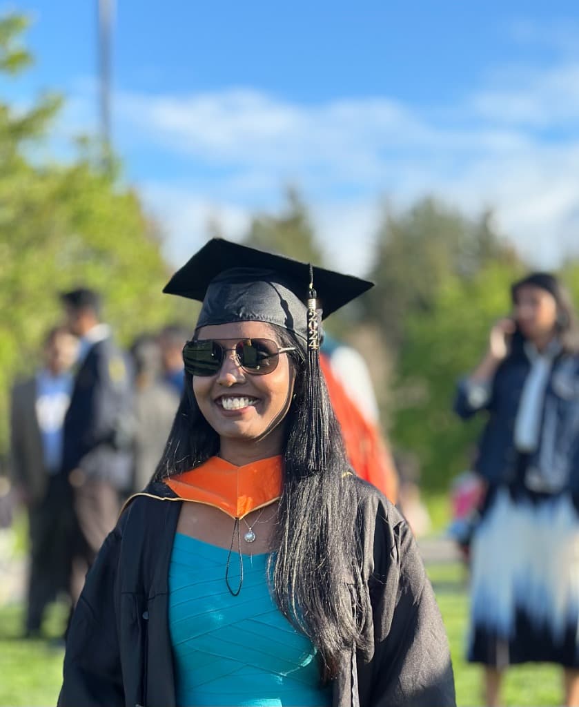 Sharon Moses Jangam - Graduation
